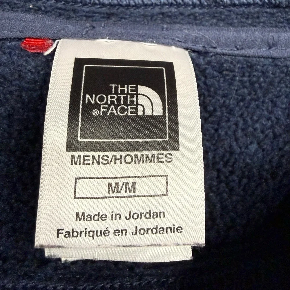 The North Face Crew Neck Sweater Medium Blue Men's Winter Warm Essential Cozy